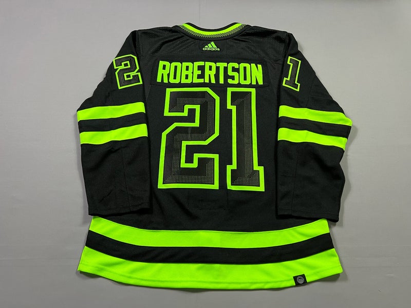 Robertson Dallas Stars Blackout Alternate Adidas Authentic Jersey - 50