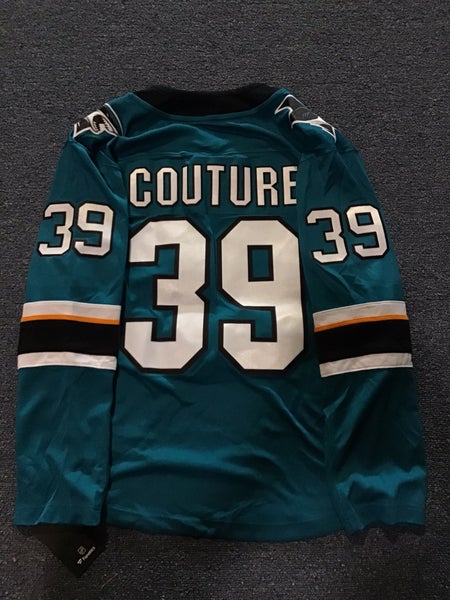 NWT Teal San Jose Sharks Men's Fanatics Home Jersey Couture, Jones