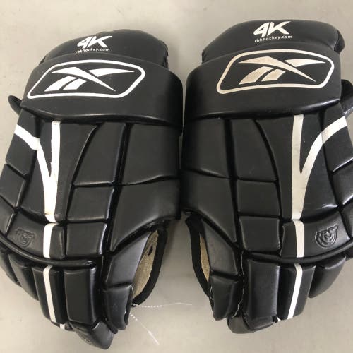 Reebok 4K 15” black hockey gloves