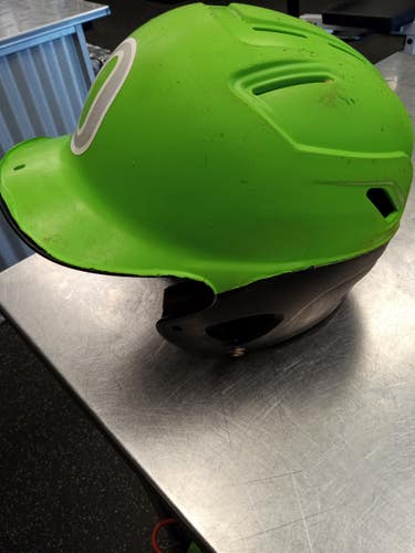 Adidas Used Green Batting Helmet