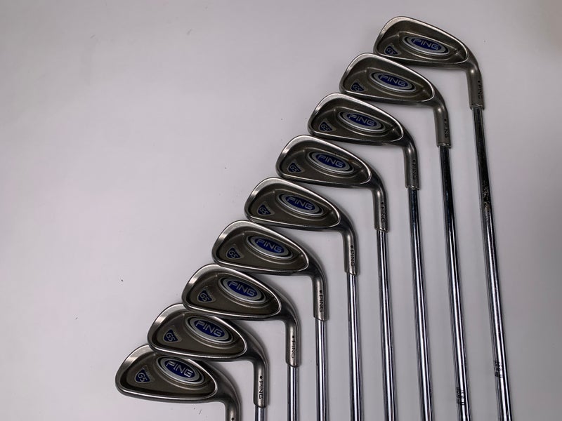 Ping G5 Iron Set 3-PW+AW Black Dot True Temper Stiff Steel Mens RH