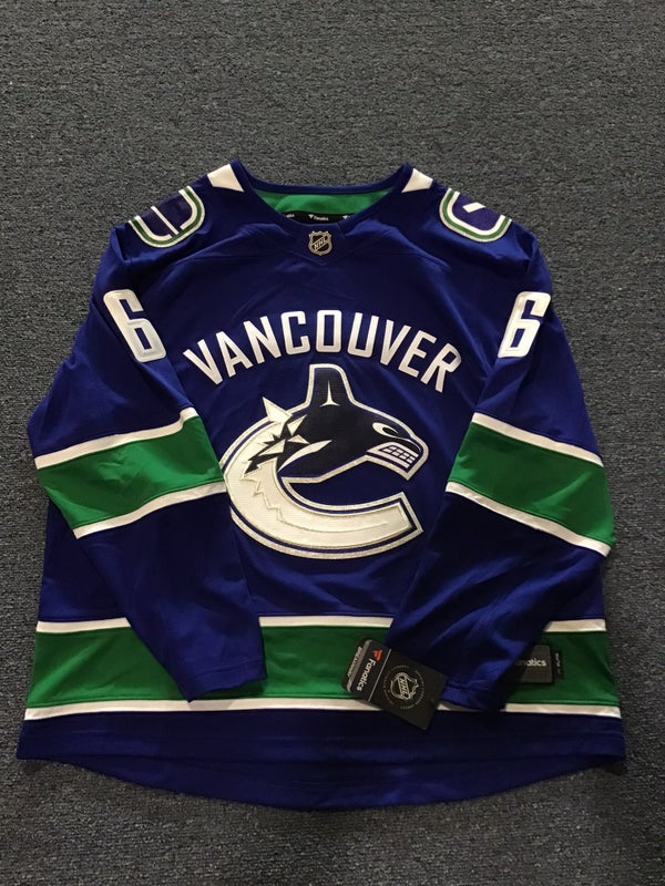 Dave Babych Vintage Vancouver Canucks CCM Authentic Hockey 