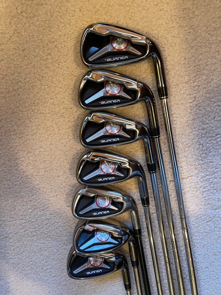 Taylormade Burner Iron Set 5-SW | Burner Superfast 85g Stiff Steel Mens RH
