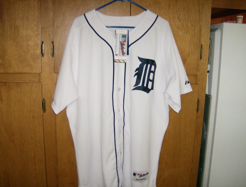 Authentic Majestic Detroit Tigers Brad Ausmus Road Jersey size 48 (XL)