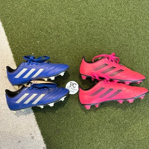 2 PacK Kids - 3.5 and 1.5 Molded Adidas Cleats