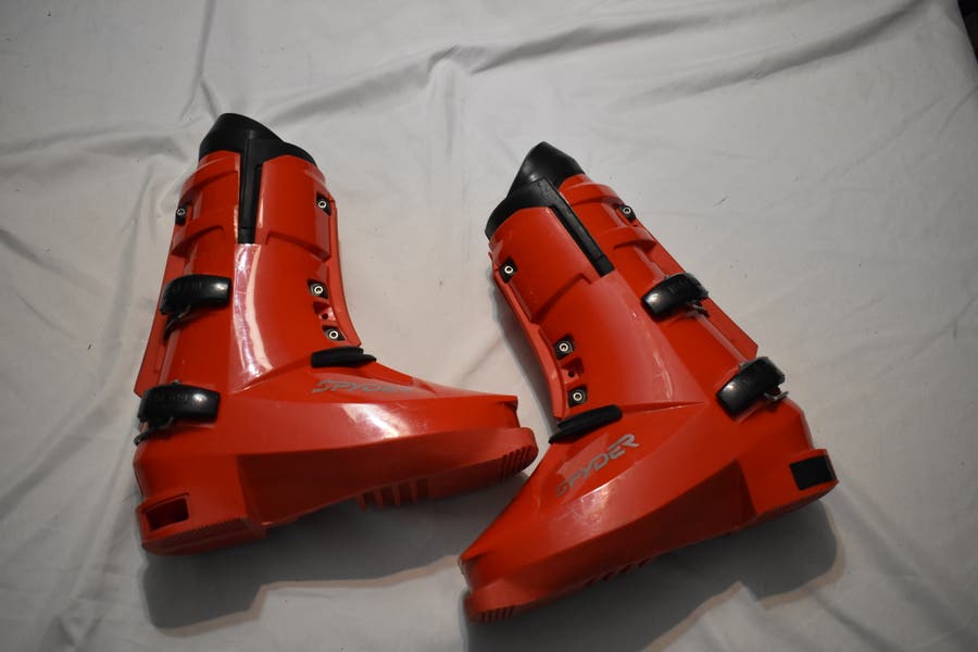 Rare Vintage - Spyder / Hanson Downhill Ski Boots, Red, Top
