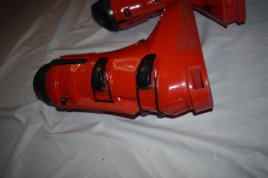 Rare Vintage - Spyder / Hanson Downhill Ski Boots, Red, Top