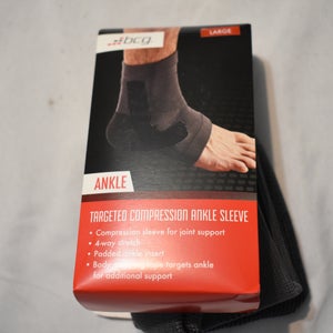 NEW - BCG Targeted Compression Ankle Sleeve, Large