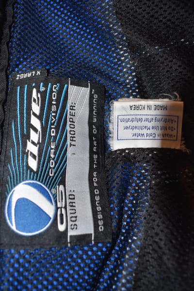 Dye Core Division C5 Paintball Pants, Black/Blue, Adult XL