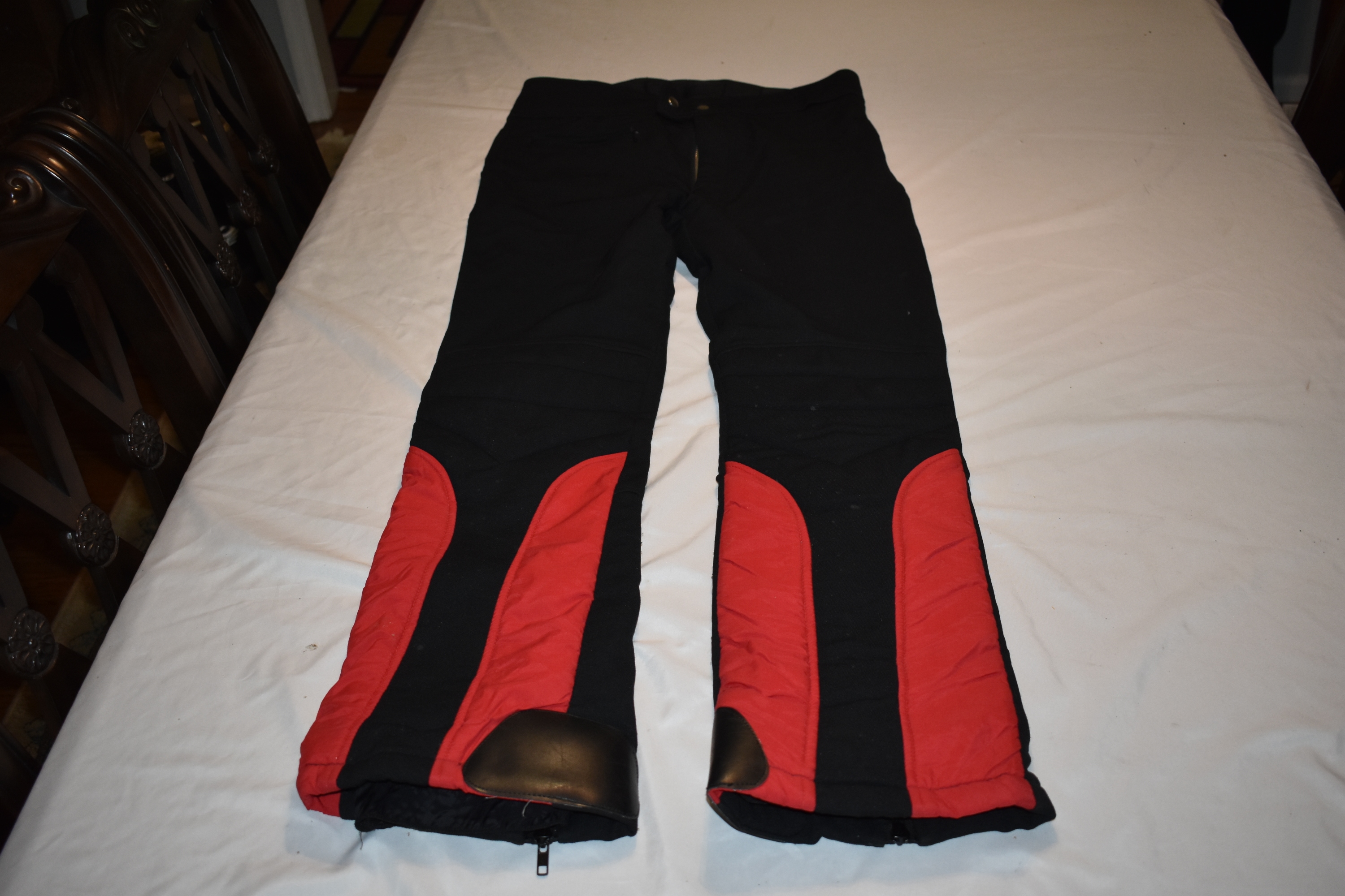 Subello, Schoeller of Switzerland, Ski Pants, Black/Red, Size 34