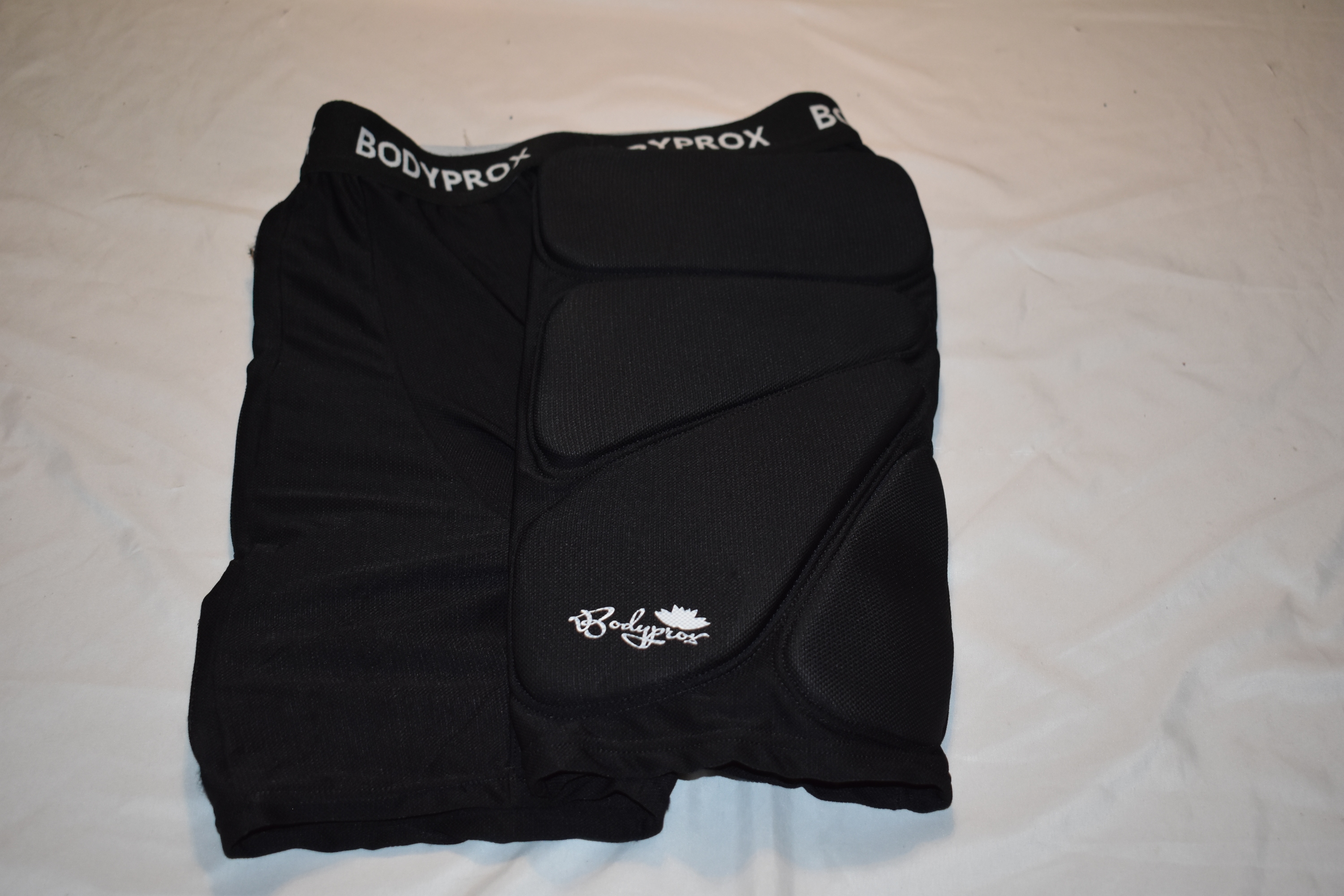 BodyProx Multi Sport 9 Pad Impact Protection Shorts, Black, Adult Large