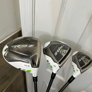 TaylorMade RocketBallz Driver 10.5*  & 3 wood & 19 hybrid Stiff Flex