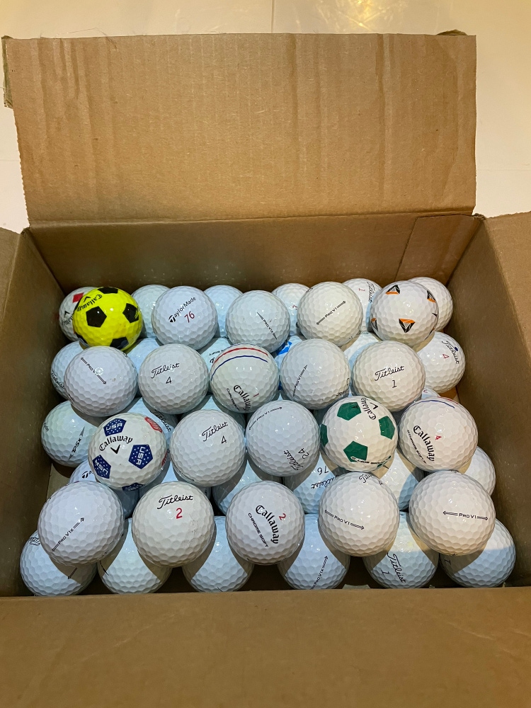 Used Titleist 50 Pack Pro V1x Balls