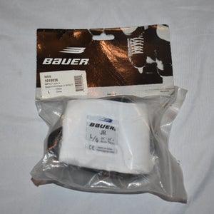 NEW - Bauer Hockey Jock/Cup, White/Black, Junior Large