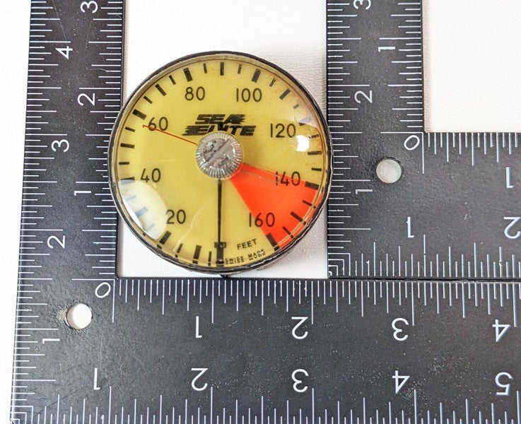 Sea Elite 160ft Depth Gauge Puck Module Dive + Max Depth Gauge MINT ...