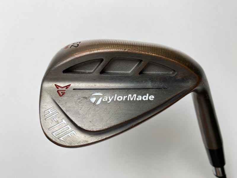 Taylormade HI-TOE RAW Gap Wedge GW 52* 9 KBS Hi-Rev 2.0 115g Wedge Steel Mens RH