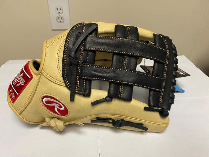 Brand New Rawlings Outfield Gold Glove Elite Baseball Glove 12.75" RHT Black Brown Retail $179