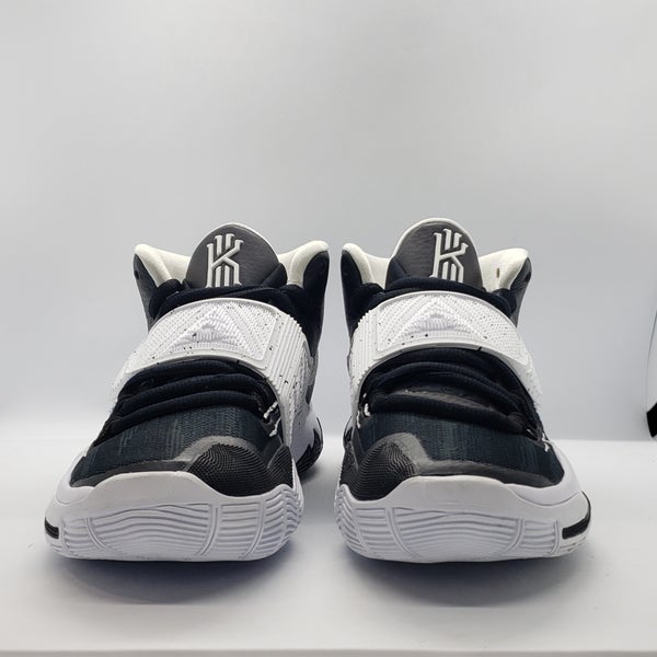 展示品 NIKE Kyrie 6 EP ブラック/ホワイト 8.5 ナイキ Nike Kyrie Flytrap 6 White Black Athletic Shoes Men's Size