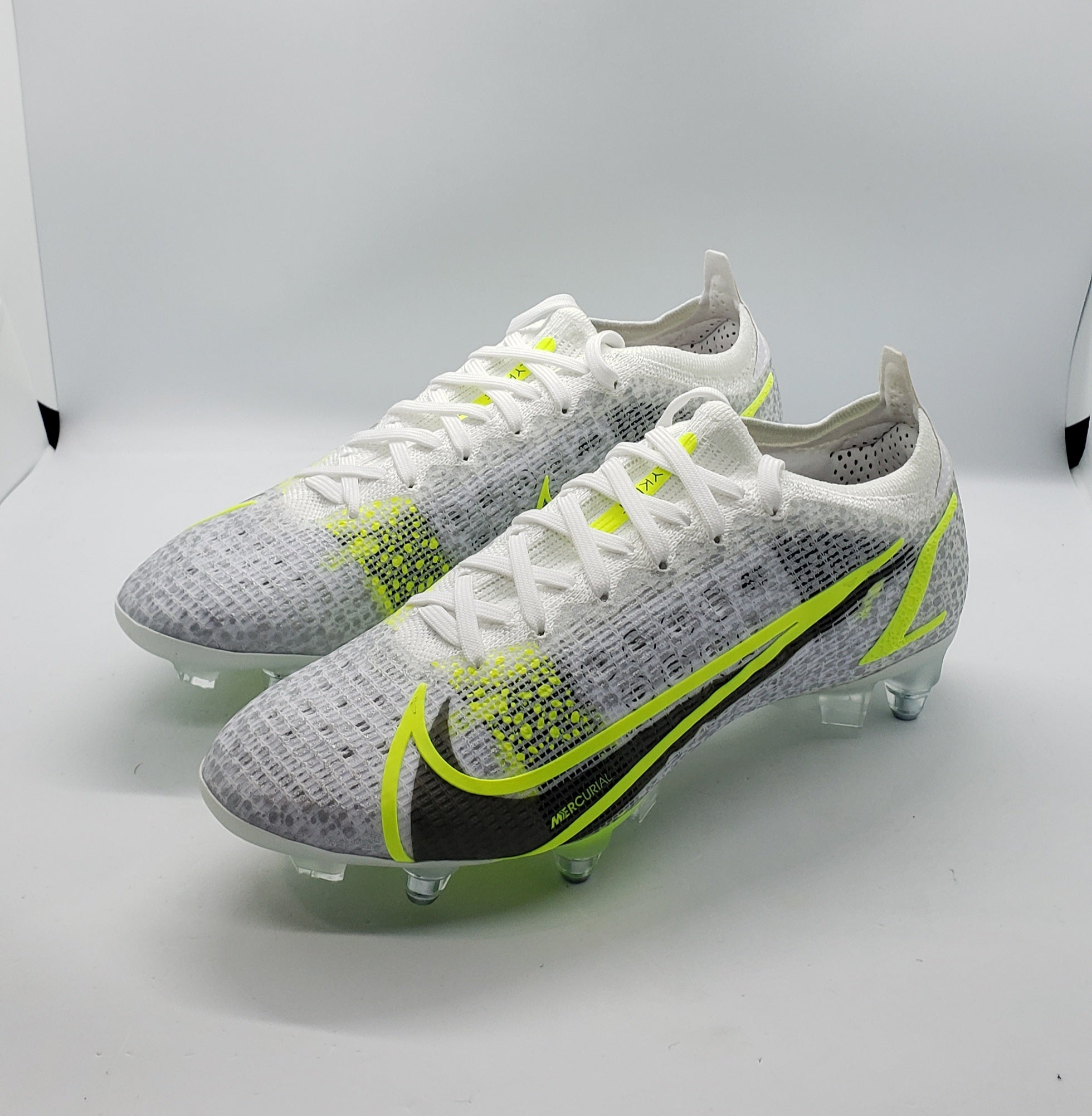 Nike Mercurial Vapor 14 Elite SG-Pro White Safari Soccer Cleats 7.5  CV0988-108