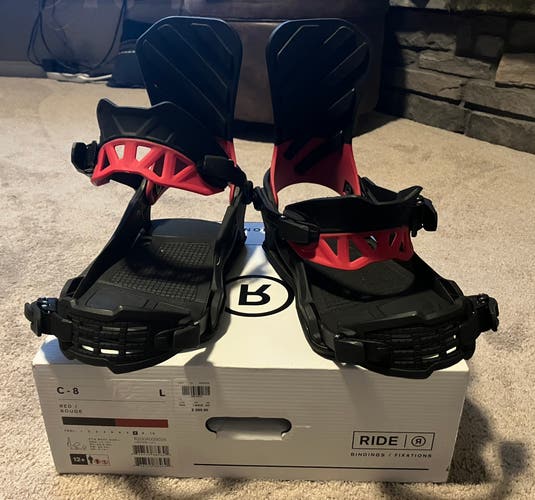 Unisex Large Ride All Mountain Snowboard Bindings