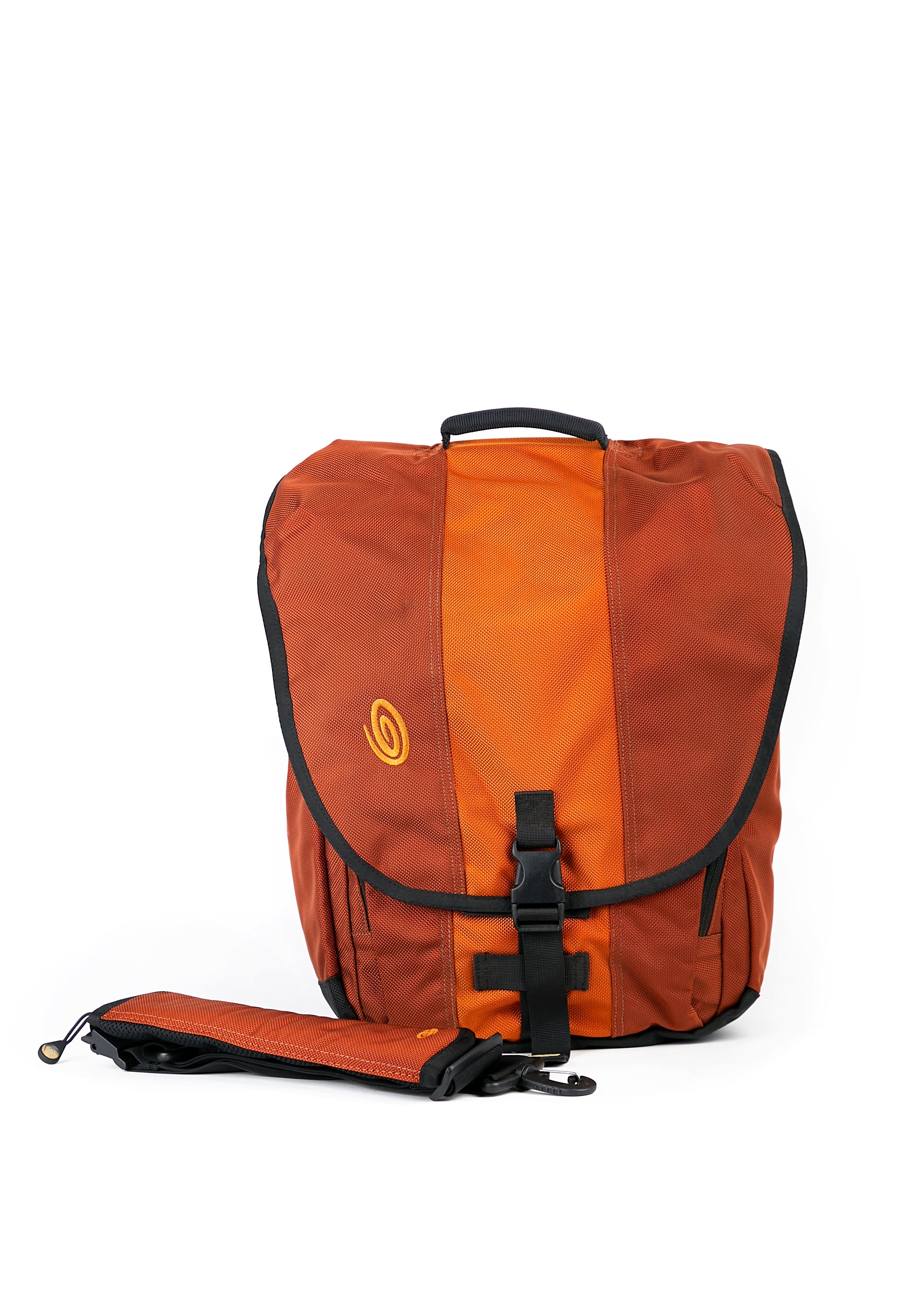 Timbuk2 Catapult Sling Padded Messenger Shoulder Bag Orange Brown