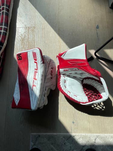 True 20.1 goalie glove.