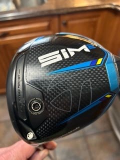 Used Men's TaylorMade Left Hand Sim2 Driver Extra Stiff Flex 10.5 Loft