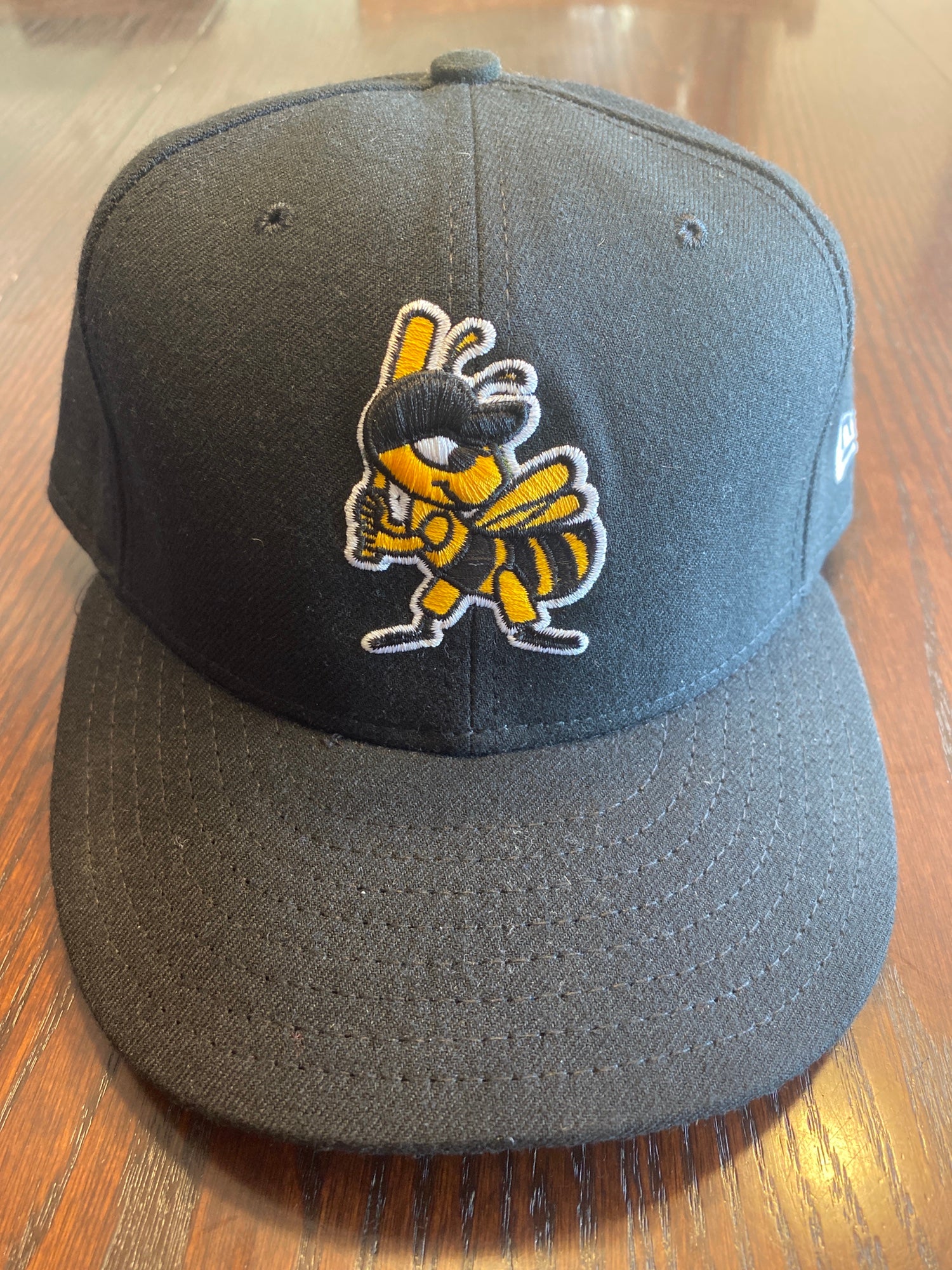 Men's New Era Gold Salt Lake Bees Authentic Collection 59FIFTY Fitted Hat