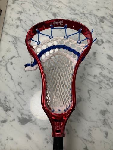 NIKE Dunk Lacrosse head Custom Iroquois pocket signed by Max Seibald The GOAT