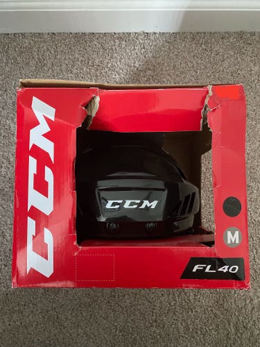 Medium CCM FL40 Helmet Black New