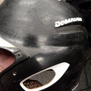 DeMarini Used Black Batting Helmet