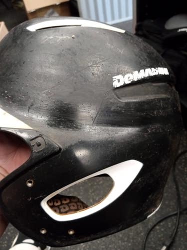 DeMarini Used Black Batting Helmet