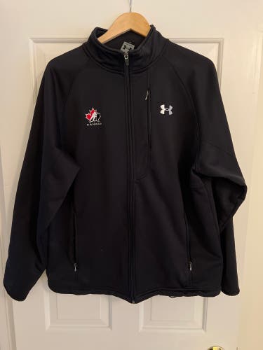 Mens Team Canada Hockey Under Armour Fleece Lined Jacket