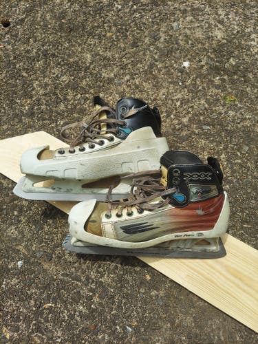 Senior Used Bauer Vapor xxx Hockey Goalie Skates Regular Width Size 9