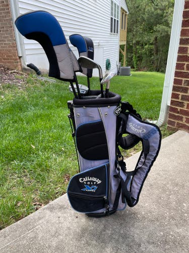Callaway XJ junior Left handed six club set with bag
