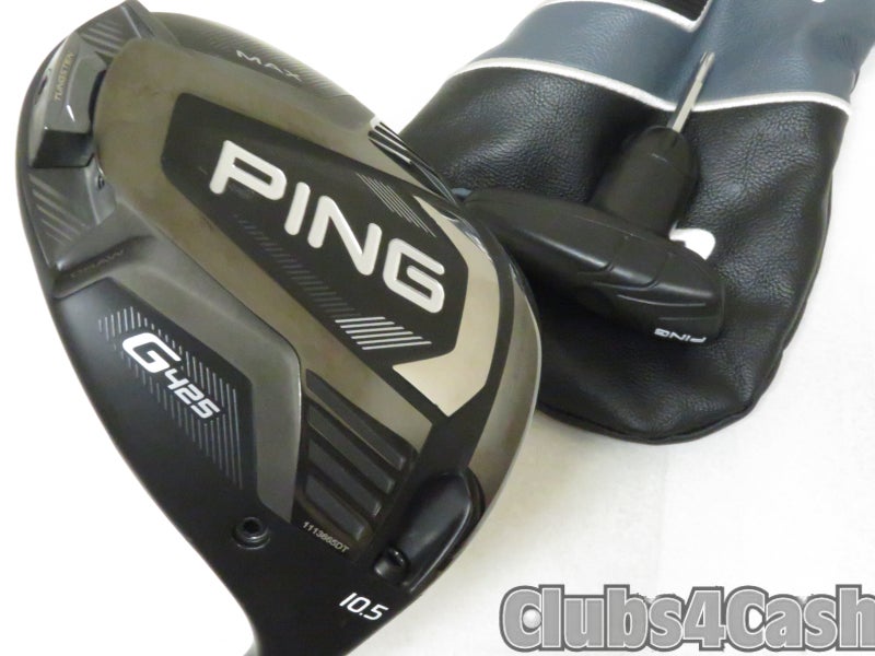 PING G425 MAX Driver 10.5° Mitsubishi Tensei AV Orange 55 Regular +Cover  MINT
