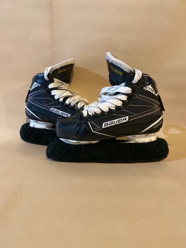 Junior Used Bauer Supreme S170 Hockey Goalie Skates Size 4