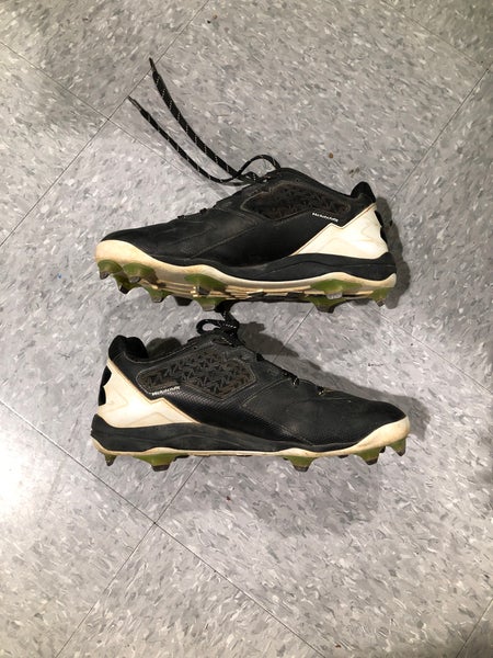 Baseball Cleats Black And Gold Softball Cleats Used Adult Men's