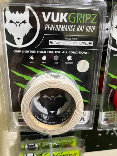 VukGripz White Pulse Bat Grip