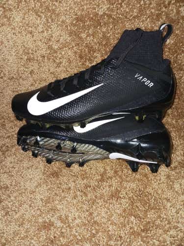 Nike Vapor Untouchable Pro 3 Football Cleats Men Black AO3021-010 Size 10