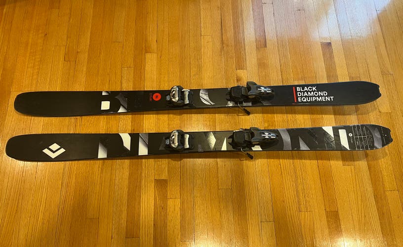 Black Diamond Impulse 98 Skis (168cm) with Griffon Marker 13 ID Bindings
