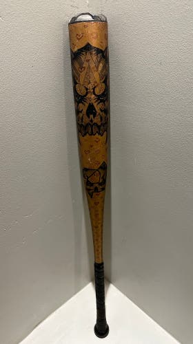 2023 DeMarini VOODOO ONE- GOLD -PIECE 32" / 29 oz Alloy BBCOR Bat -WBD2352010