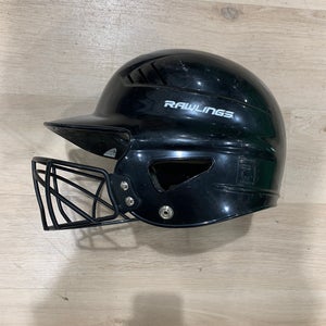 Used Rawlings Batting Helmet with Cage (6 1/2 - 7 1/2)