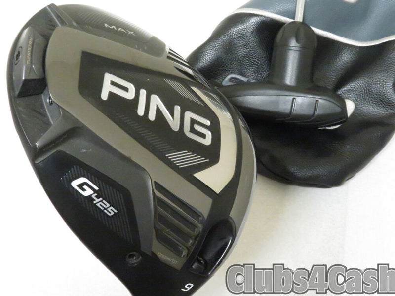 PING G425 MAX Driver 9° TOUR 65 Chrome Stiff Flex +Cover & Tool