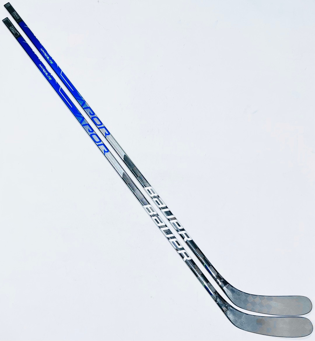 New 2 Pack Custom Blue Bauer Vapor Hyperlite Hockey Stick-LH-95 Flex-P46-Grip W/ Full Tactile