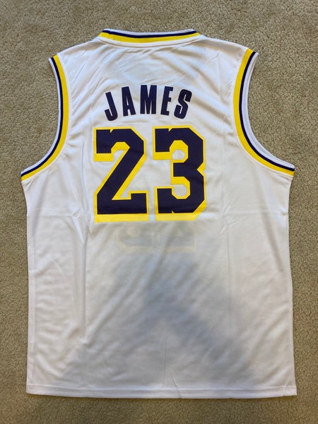 Men's LeBron James Jersey - S-XL - Yellow - Lakers
