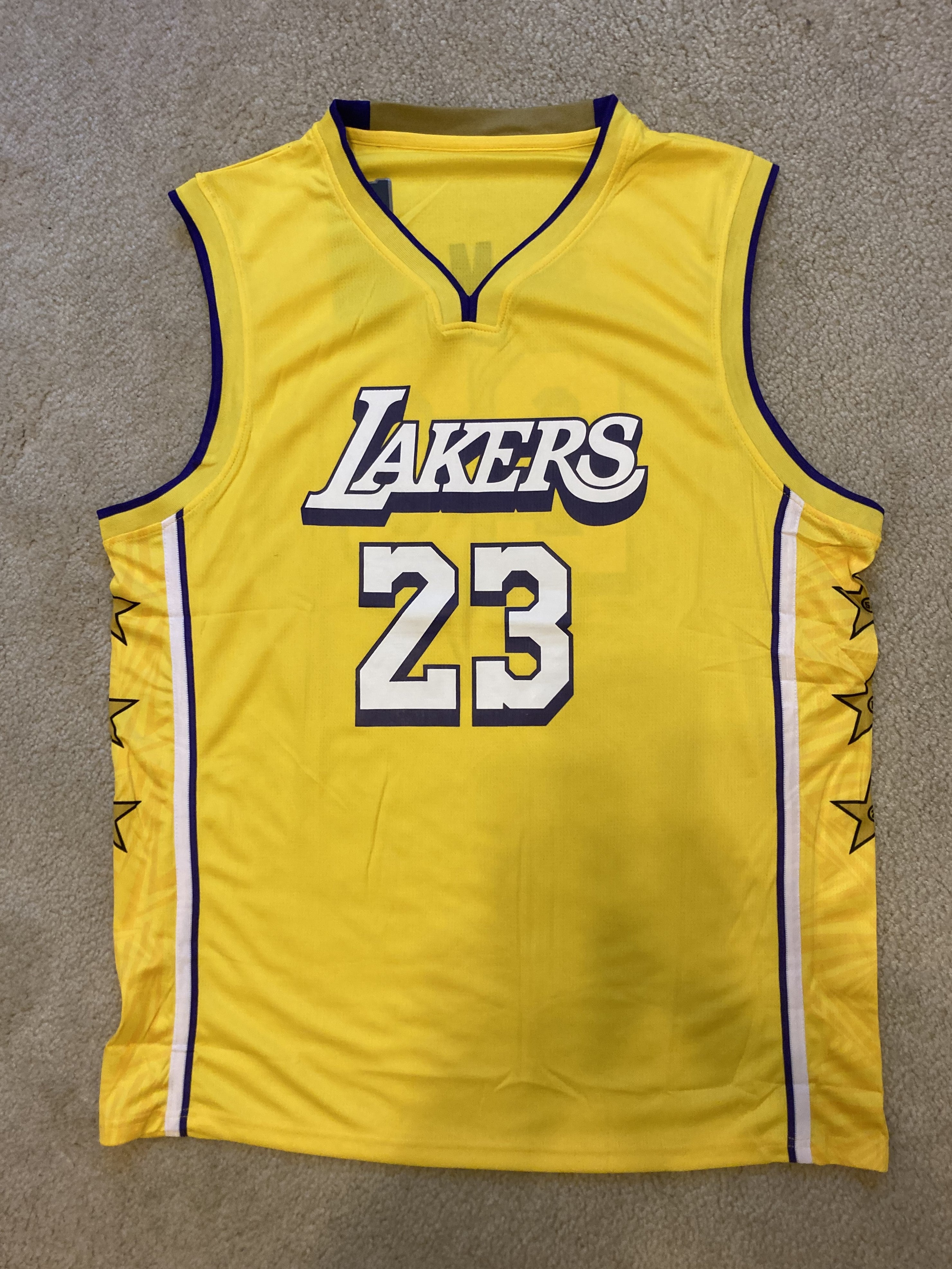 Vtg NBA Kobe Bryant #24 Los Angeles Lakers Youth Size XL (18-20) Jersey  Purple