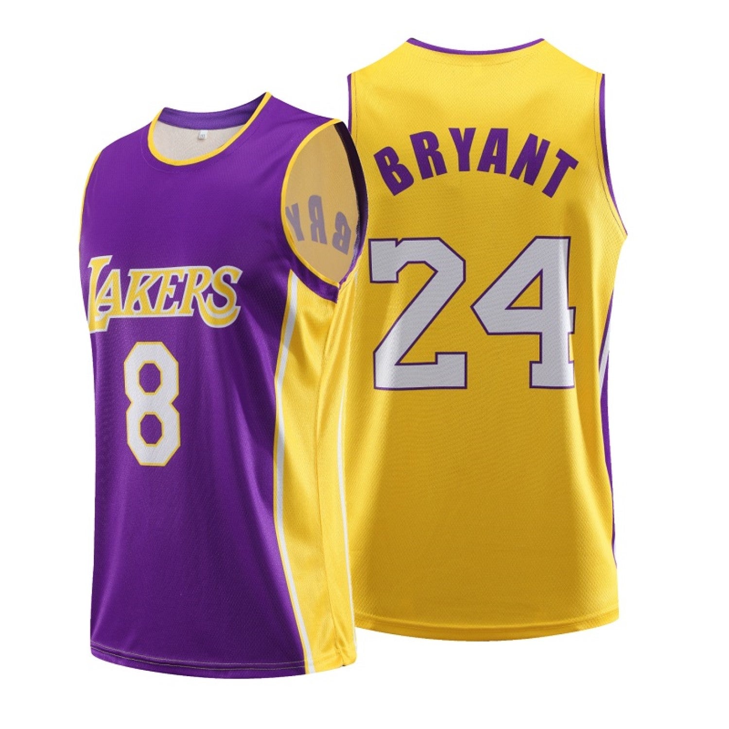 Buy NBA Los Angeles Lakers Bryant K # 24 Boys 8-20 Replica Road Jersey,  Small (8), Purple Online at Low Prices in India 