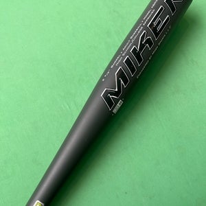 Used BBCOR Certified Miken Alloy Bat -3 30OZ 33"