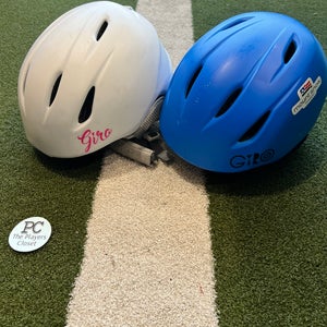 2 Pack Youth Small Giro Launch Helmets (blue and white)